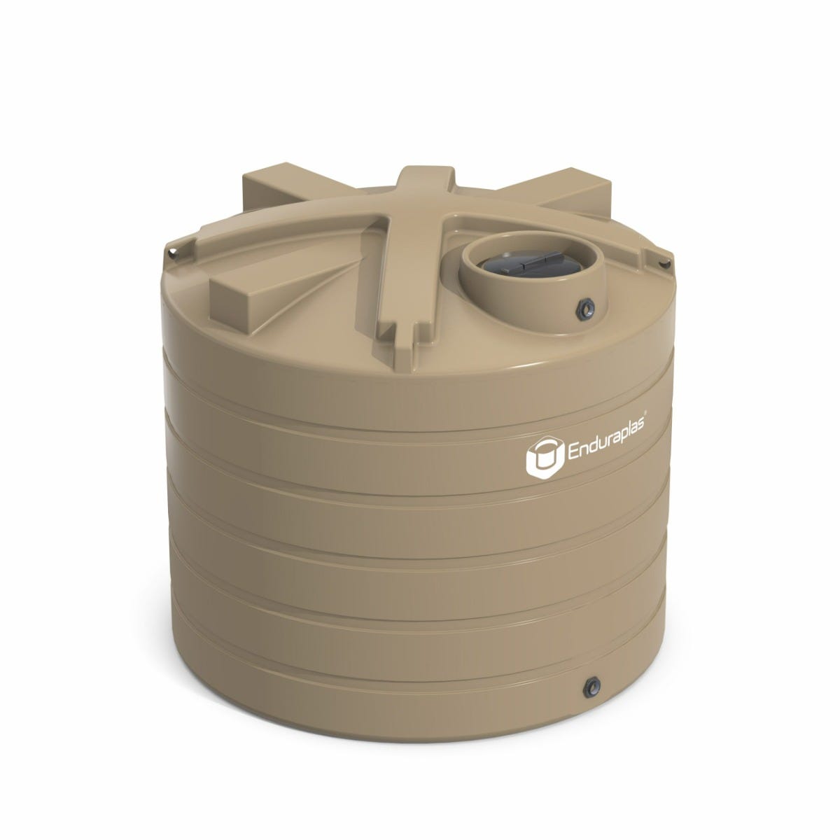 Buy 2600 Gallon Plastic Vertical Water Storage Tank in Beige by Enduraplas of Beige color for only $2,250.00