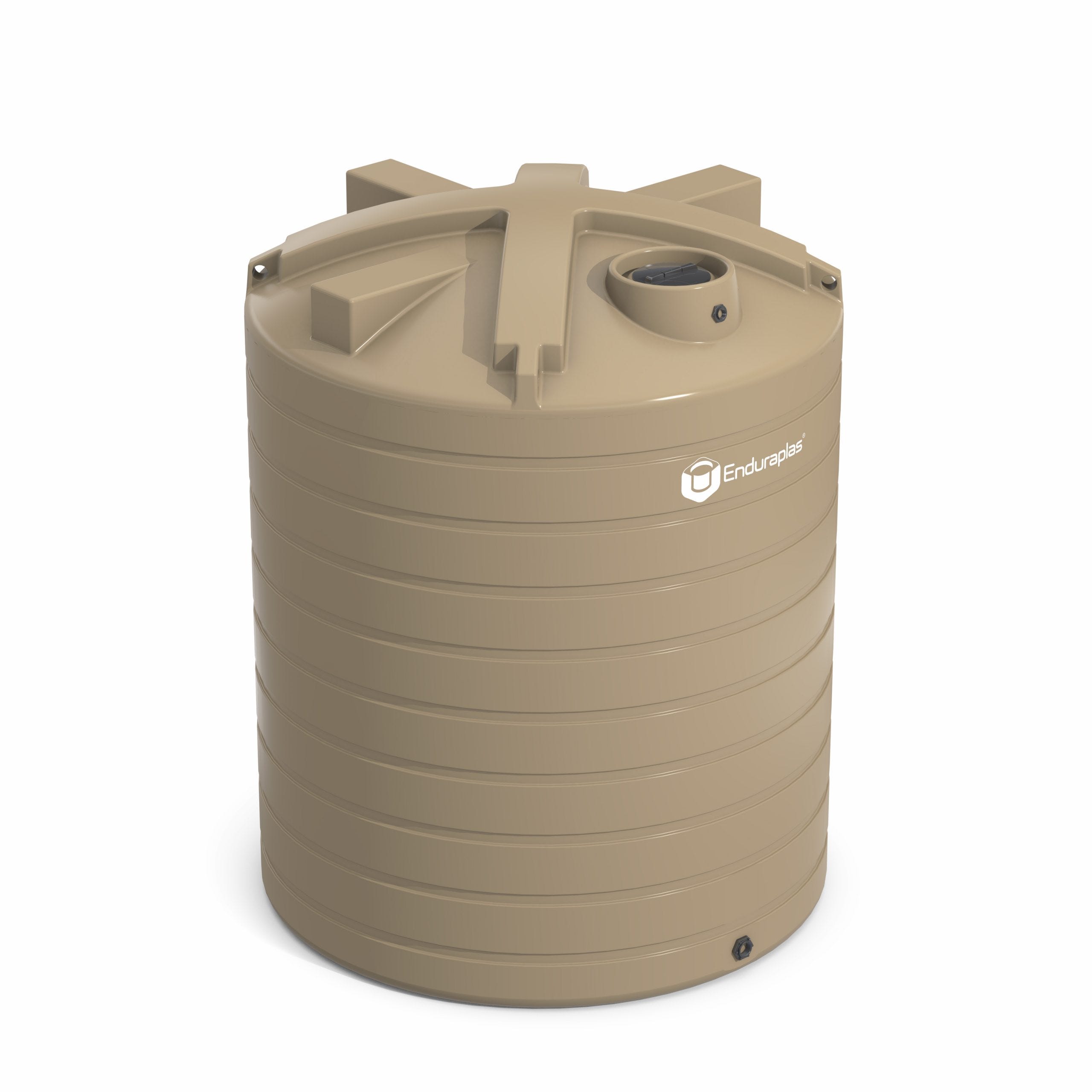 Buy 10,000 Gallon Plastic Vertical Water Storage Tank in Beige by Enduraplas of Beige color for only $12,415.50