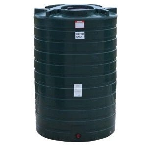 Buy 1100 Gallon Plastic Vertical Water Storage Tank in Dark Green by Enduraplas of Green color for only $1,237.99