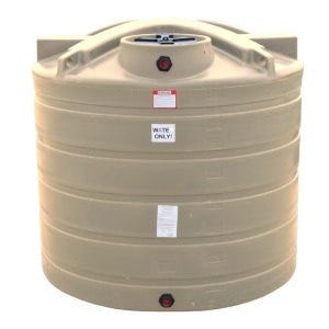 Buy 1550 Gallon Plastic Vertical Water Storage Tank in Beige by Enduraplas of Beige color for only $1,599.99