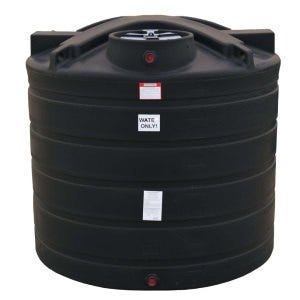 Buy 1550 Gallon Plastic Vertical Water Storage Tank in Black by Enduraplas of Black color for only $1,599.99