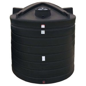 Buy 2500 Gallon Plastic Vertical Water Storage Tank in Black by Enduraplas of Black color for only $2,043.00