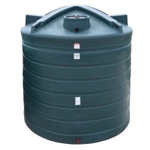 Buy 2500 Gallon Plastic Vertical Water Storage Tank in Dark Green by Enduraplas of Green color for only $2,043.00