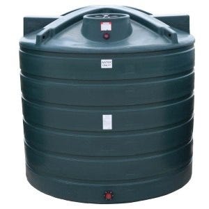 Buy 5050 Gallon Plastic Vertical Water Storage Tank in Dark Green by Enduraplas of Green color for only $4,864.50