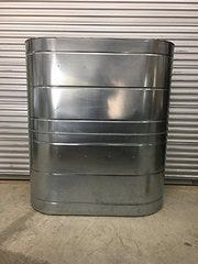 Buy 467 Gallon Galvanized Steel Vertical Liquid Storage Tank with Slimline Design by Plastic Mart Manufacturer for only $3,886.00