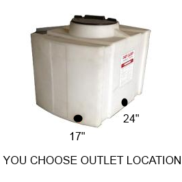 Buy 25 Gallon Plastic Portable Utility Tank by Chemtainer for only $226.99