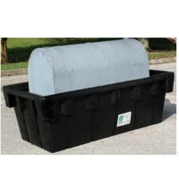 Buy 360 Gallon Plastic Containment Tray by Ultratech of Black color for only $620.00