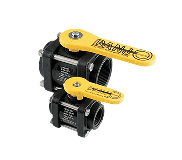 Buy Polypropylene 4 Bolt Ball Valve 1 Inch Female NPT x 1 Inch Female NPT by Banjo Fittings and Valves for only $33.57