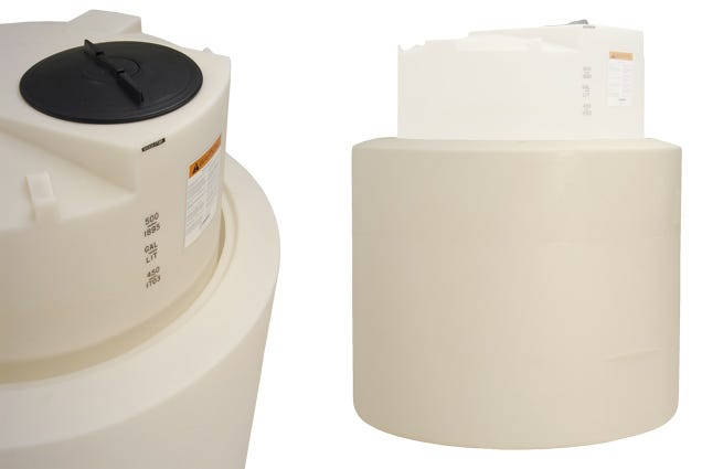 Buy 175 Gallon HDLPE Open Top Tank Natural White 1.35SG by Snyder Industries of White color for only $880.00