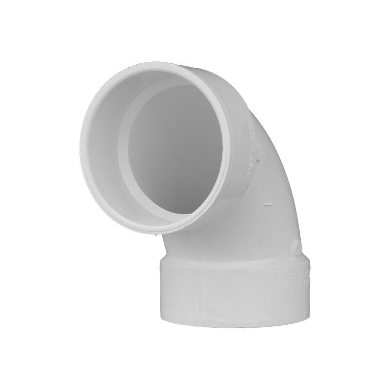 Buy 4 HXH PVC DWV 90 ELBOW 1/4 BEND-VISALIA by HAJOCA CORPORATION VISALIA for only $16.00