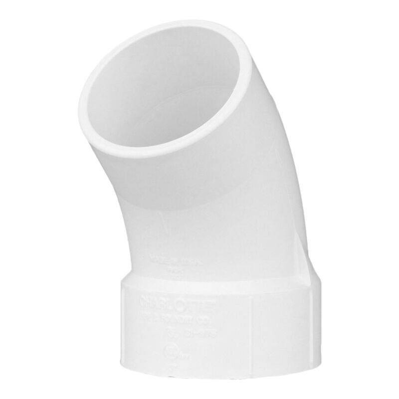 Buy 3 SPGXH PVC DWV STREET 45 ELBOW 1/8 BEND-VISALIA by HAJOCA CORPORATION VISALIA for only $5.00