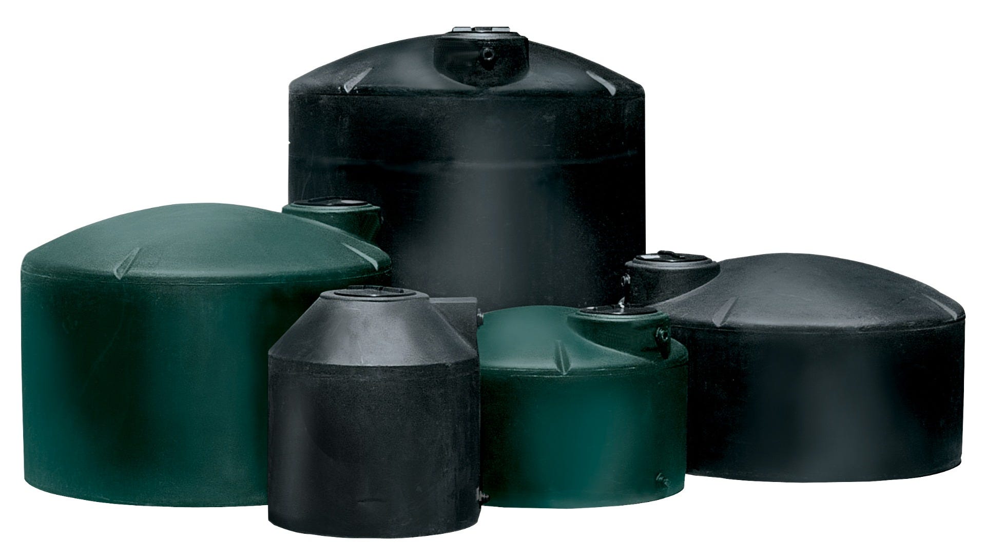 Buy 3000 Gallon Plastic Vertical Water Storage Tank in Black by Chemtainer of Black color for only $2,699.99