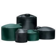 Buy 2100 Gallon Vertical Water Storage Tank in Green by Norwesco of California Green color for only $1,864.67