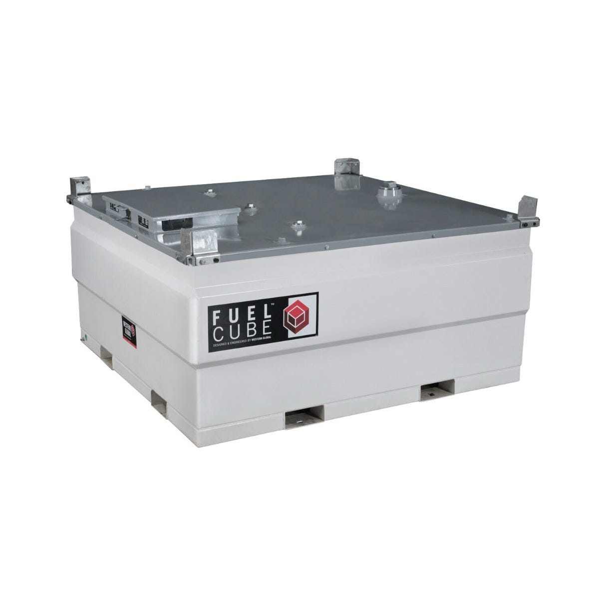 Buy FCP1000: FuelCube Stationary, DW 1018 Gallon Gasoline Storage Tank with Level Gauge and Vent Kit by Plastic Mart Manufacturer for only $9,524.00