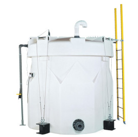 Buy 10,000 Gallon XLPE Captor Double Wall Liquid Storage Tank - 1.9 specific gravity by Snyder Industries of White color for only $78,430.00