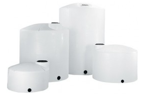 Buy 525 Gallon Vertical Storage Tank by Norwesco of White color for only $1,025.54