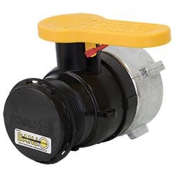 Buy 2 Inch NPT Ball Valve for IBC Tote Outlets with Cap and Metal Collar by Banjo Fittings and Valves for only $41.83