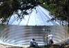 31,000 Gallon Corrugated Steel Rainwater Harvesting Tank with Dome Roof 31,000 Gallon Corrugated Steel Rainwater Harvesting Tank with Dome Roof