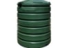 420 Gallon Plastic Vertical Rainwater Harvesting Tank in Green 420 Gallon Plastic Vertical Rainwater Harvesting Tank in Green